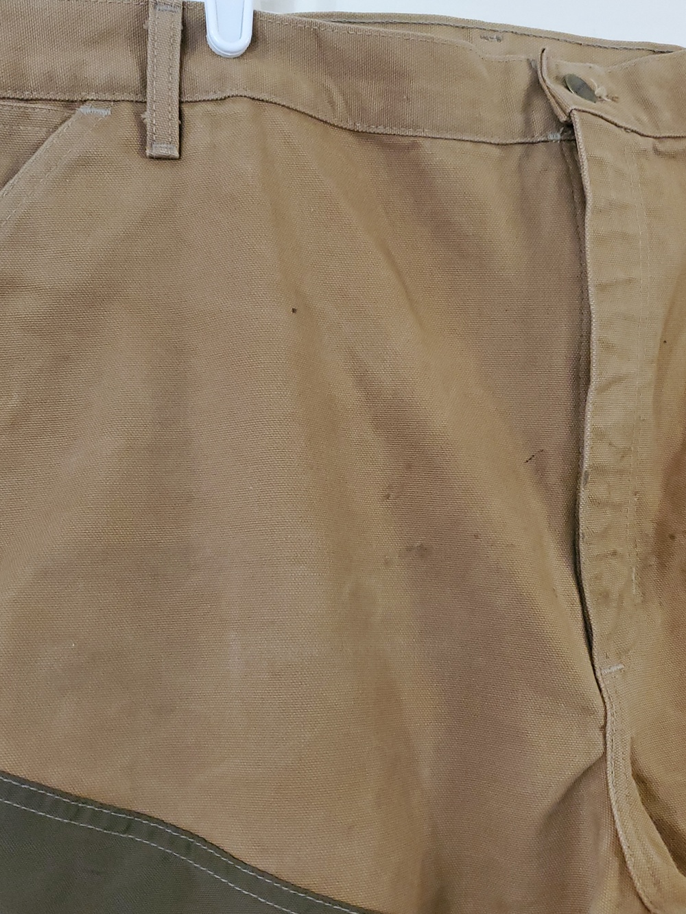 Vintage Carhartt Union Made Double Knee Hunting Pants Size 46×32 Briar Protect - Picture 3 of 15